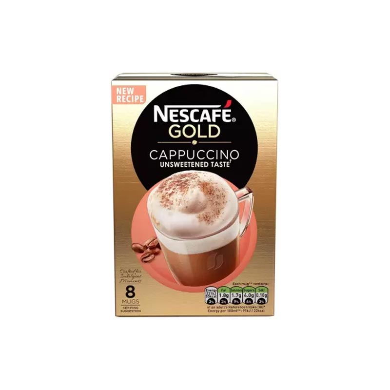 Nescafe Gold Cappuccino Instant Coffee Premix, 125g (5 Sachets x 25g)